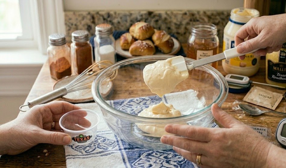 Texas Roadhouse Honey Mustard Recipe step 1